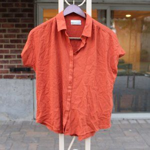 Urban Outfitters Collared Button Down Front Tie